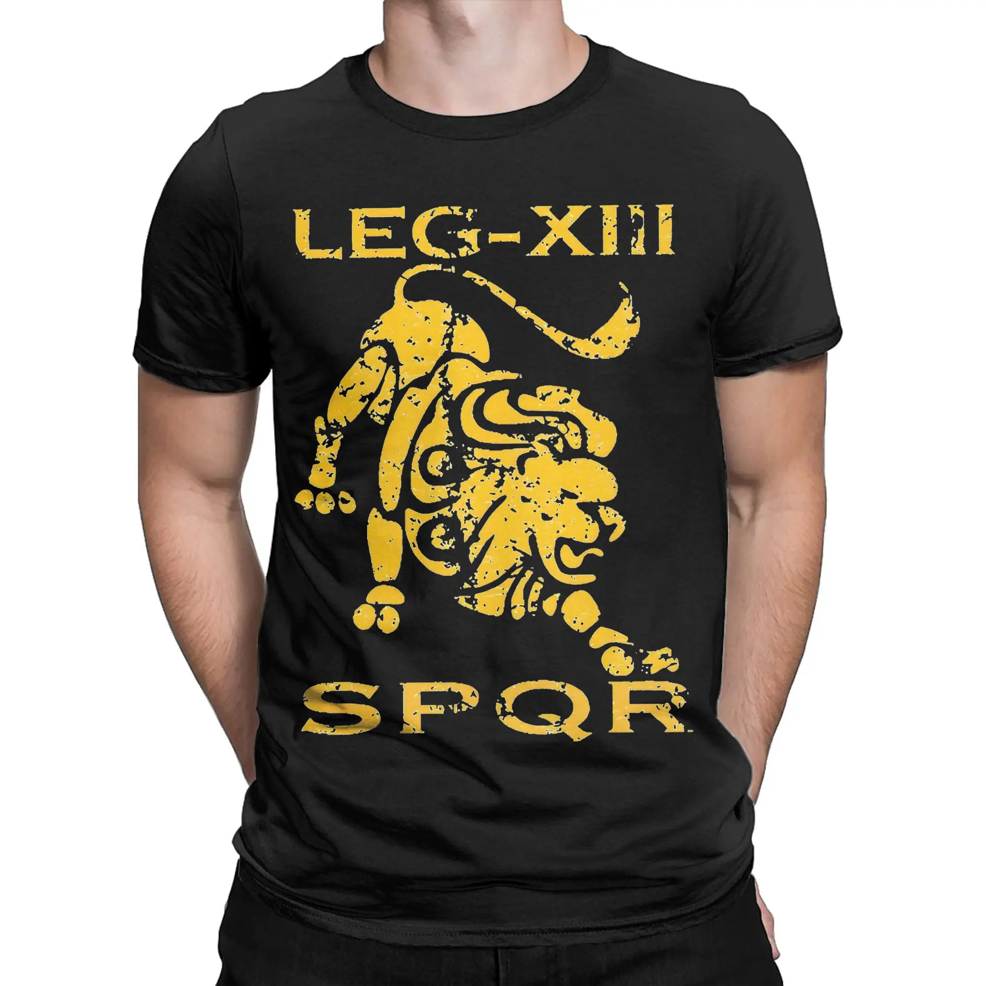 Legio XIII Gemina SPQR T Shirts Men Women Pure Cotton Funny T-Shirt Round Neck  Tee Shirt Short Sleeve Clothing Gift Idea