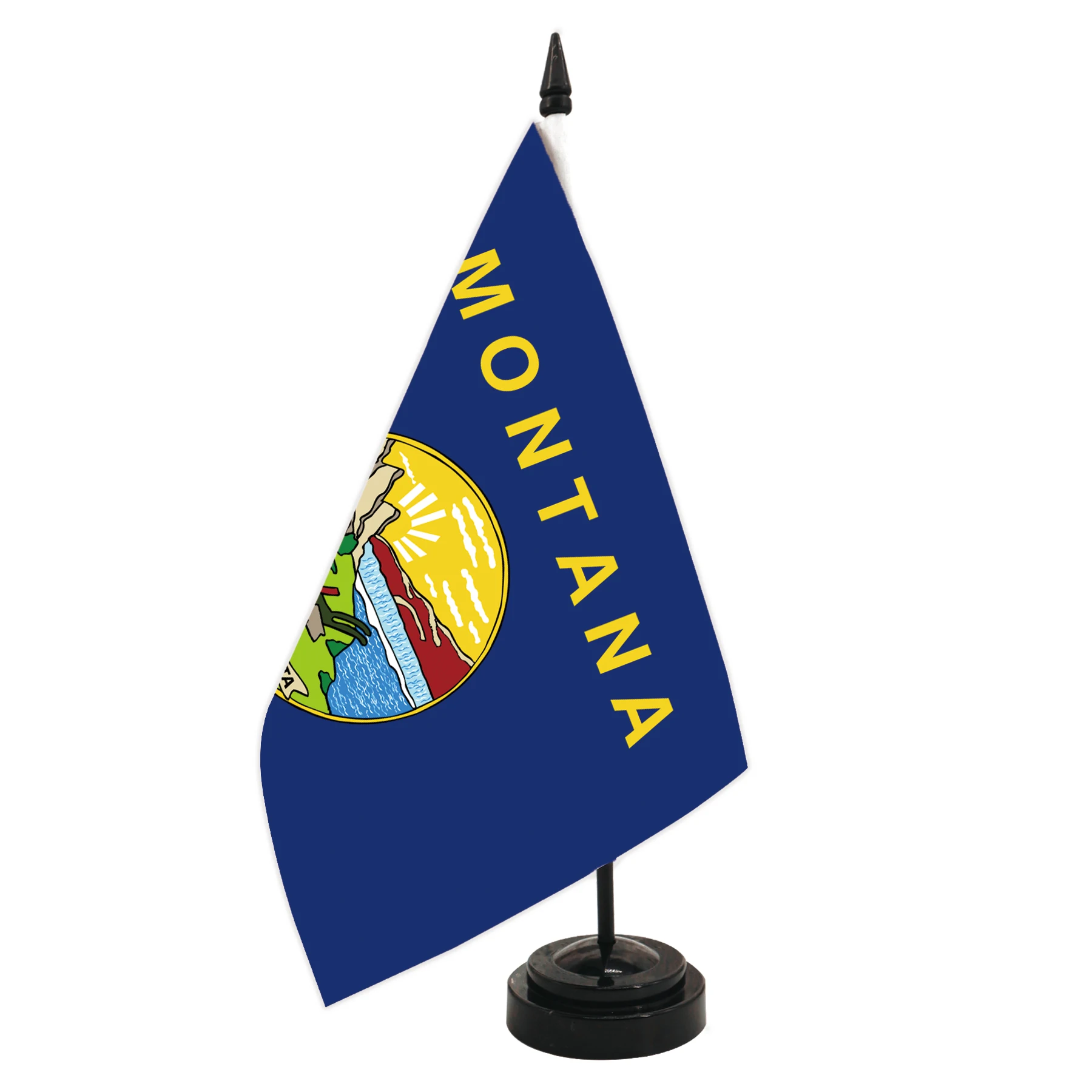 MONTANA Desk Flag 5.5x8.3inch Conference Negotiation Flag Product Display Office Top Desk Ornaments Flags