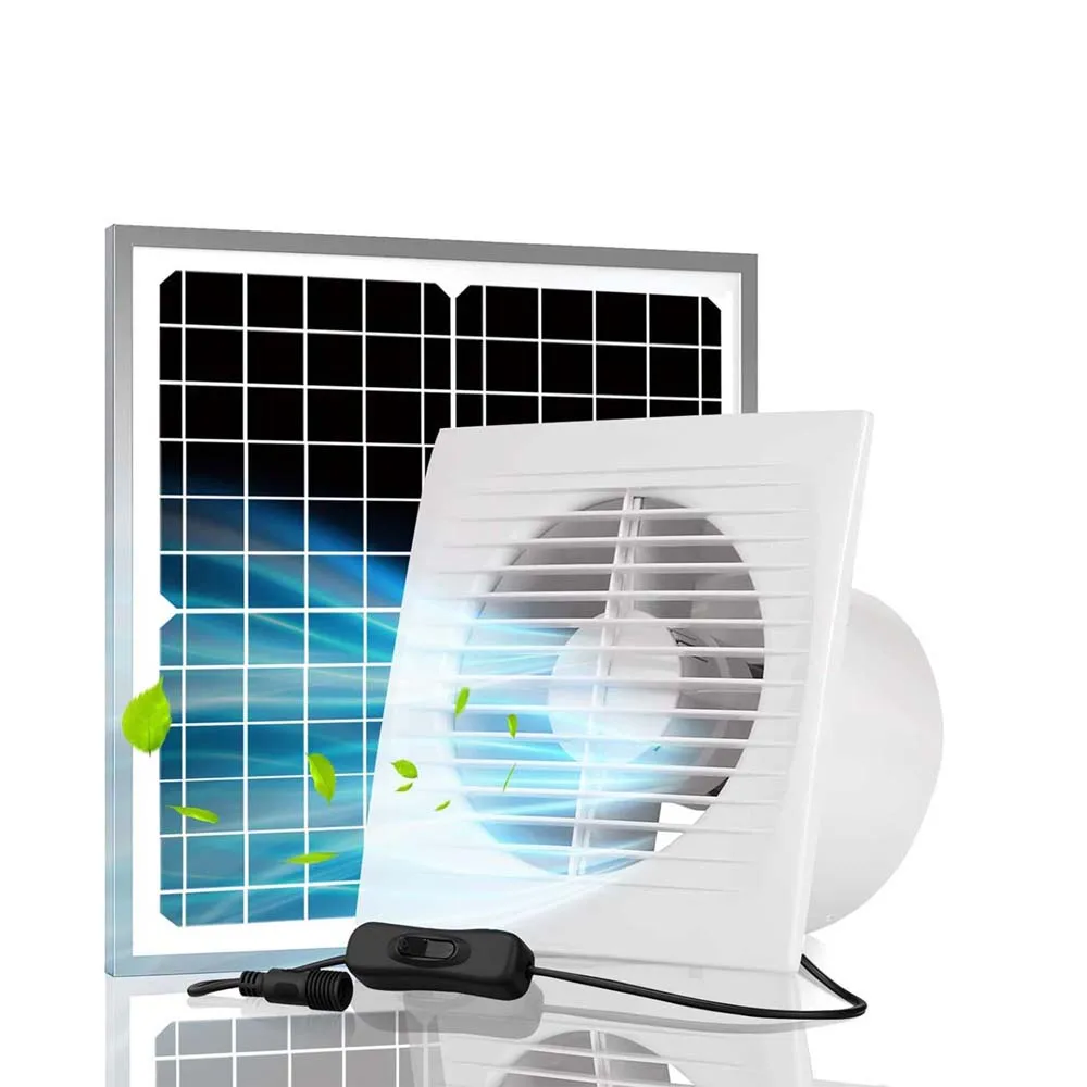 

Вентилятор на солнечной батарее, 20 Вт, с кронштейном, 8 дюймов