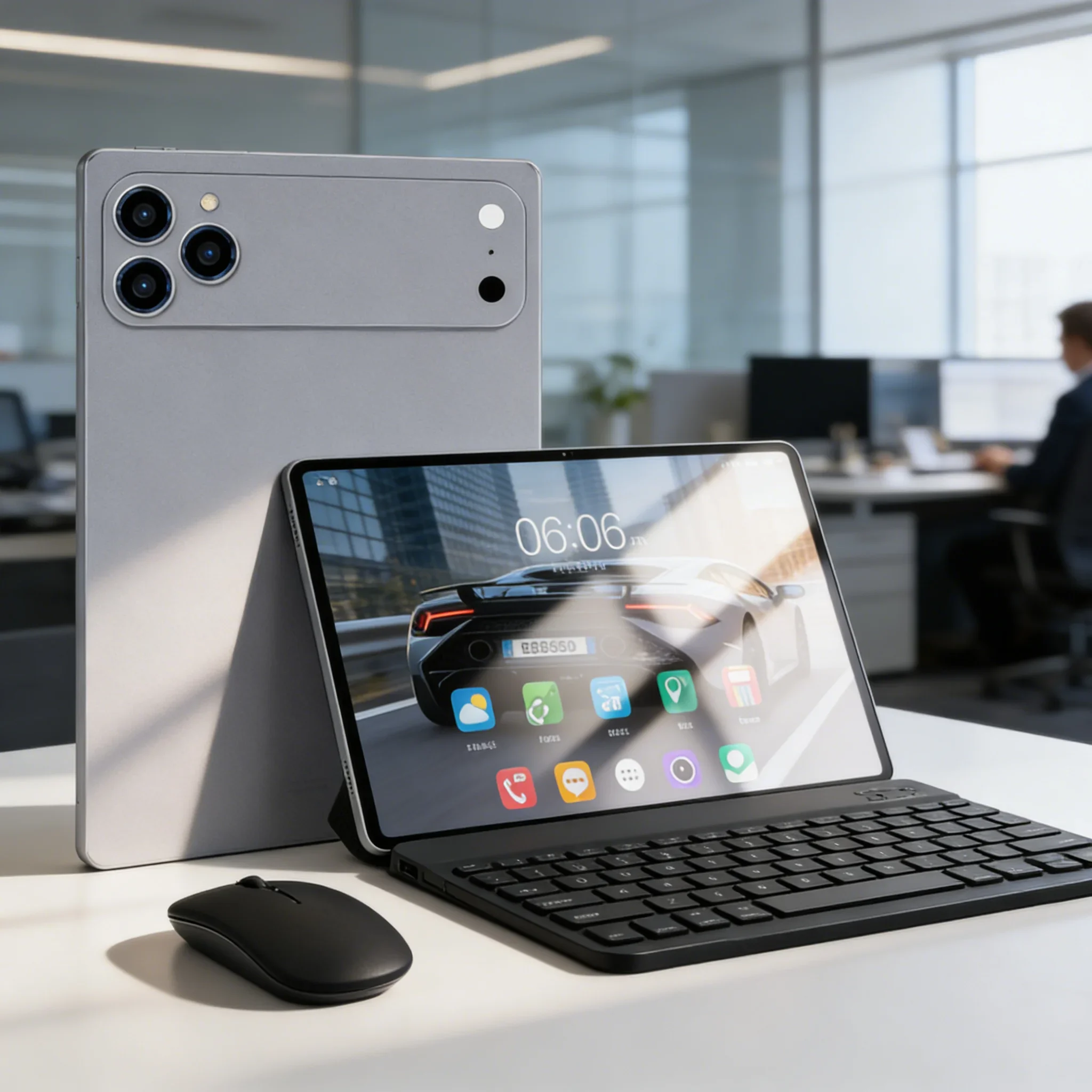 A17 Pro Max Business Tablet 8+256GB 10.1" Portable Screen Android 13 Multitask WiFi GPS Notebook Tablet PC