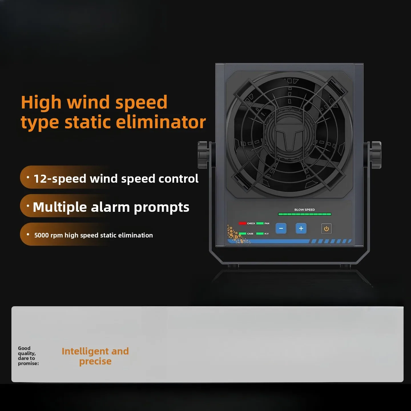 TF2152 Industrial ESD Ionizer Fan High Frequency Static Eliminator 24V Anti Static