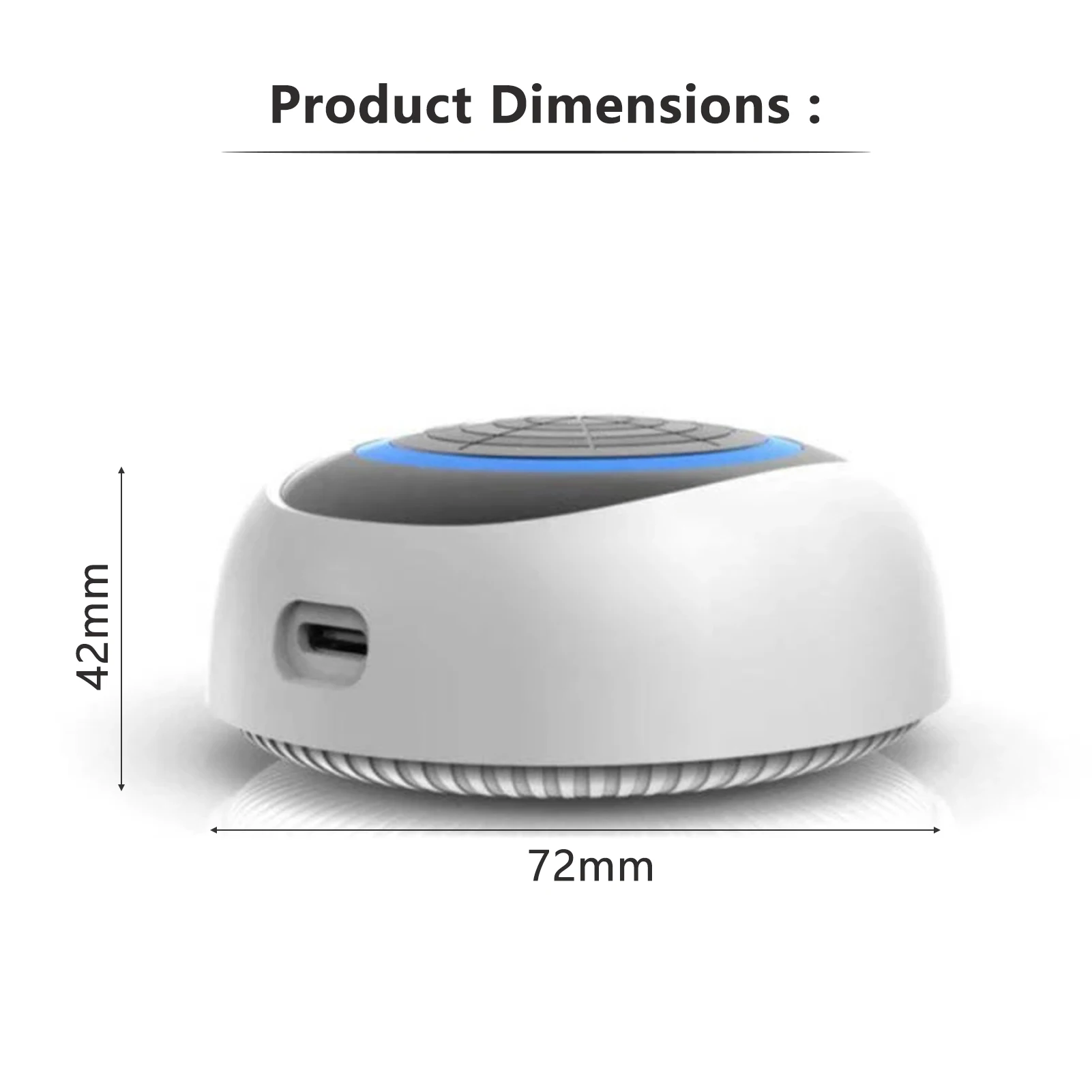 Sensor de movimiento de personas de alta detección, Sensor de cuerpo humano con sonido para el hogar