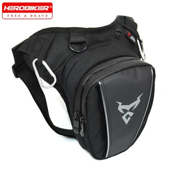 รถจักรยานยนต์ขาด้านข้างกระเป๋ากันน้ําเอวกระเป๋าขาต้นขาเข็มขัดสะโพก Bum กระเป๋าโทรศัพท์มือถือ Fanny Pack กระเป๋าเข็มขัดปรับ