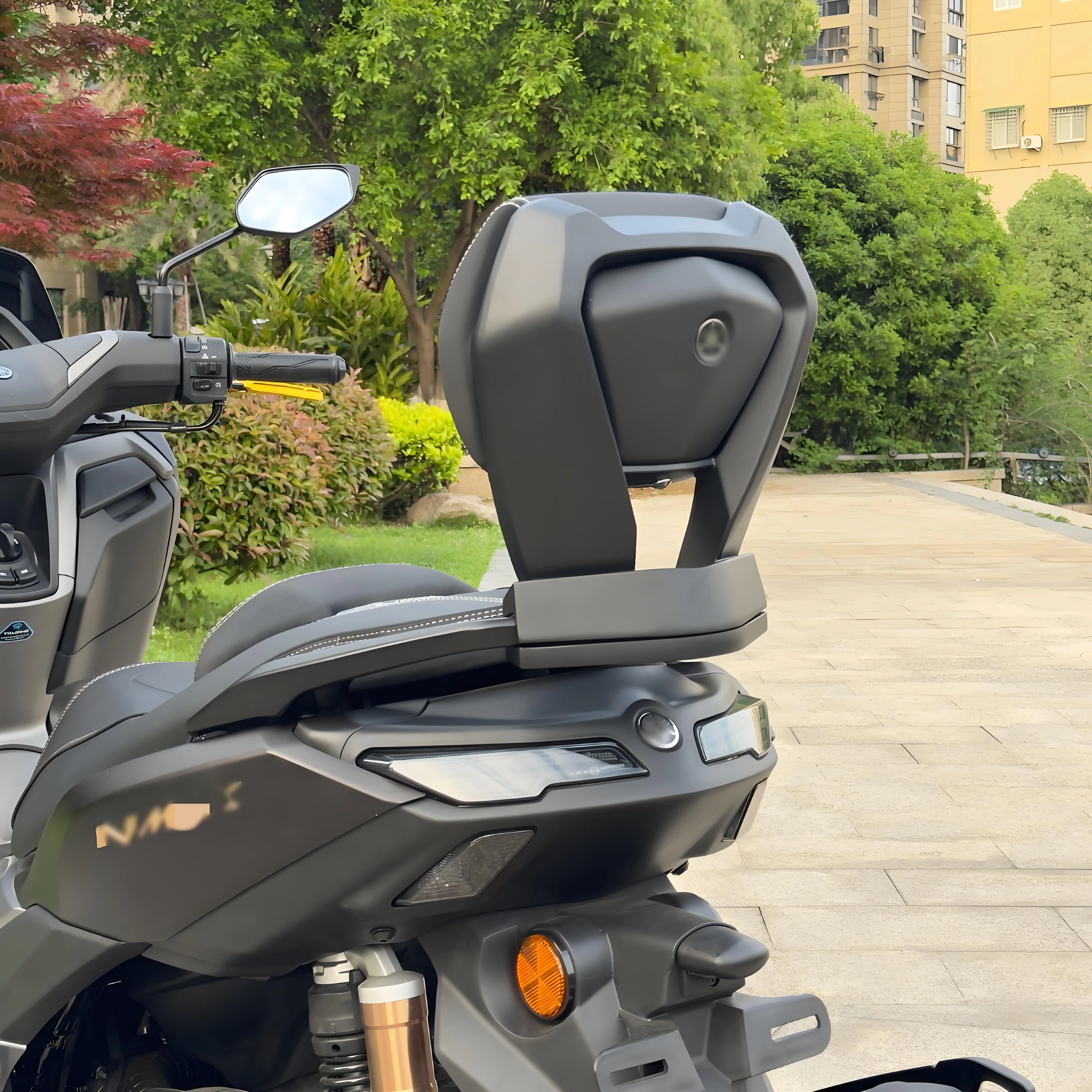 ملحقات الدراجة النارية لياماها NMAX 155 N-MAX155 nmax155 2020 2021 2022 2023 2024 تعديل مسند الظهر الخلفي وسادة مسند الظهر #3