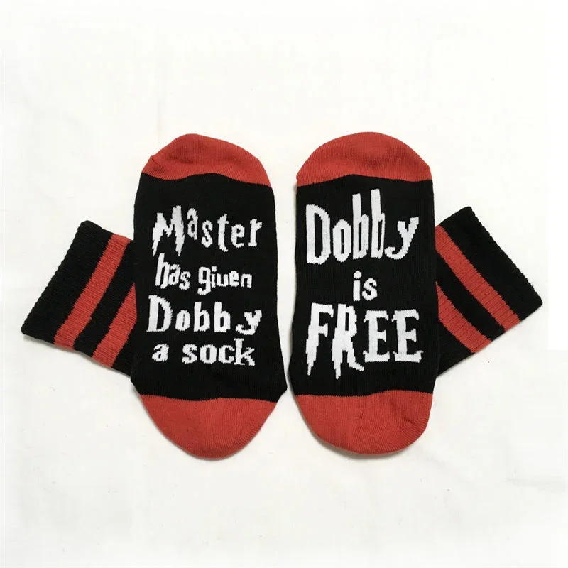 New High Quality Print Letter is Free Funny Men Socks Striped Women Novelty Chaussettes Femme Spring Streetwear Cotton Sokken image 3
