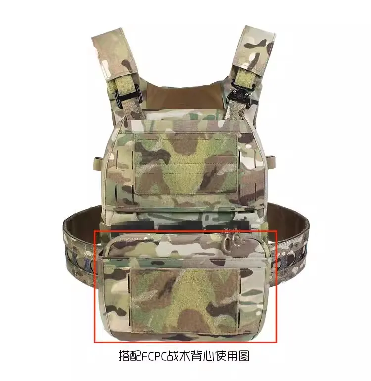 Panel frontal táctico Ferro DOPE – MOLLE camuflaje para airsoft - imagen 4