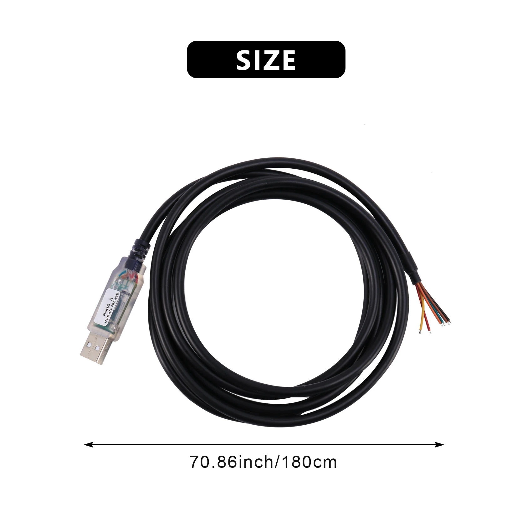 1.8M Long Wire End,Usb-Rs485-We-1800-Bt Cable,Usb To Rs485 Serial For Equipment, Industrial Control, Plc-Like Products