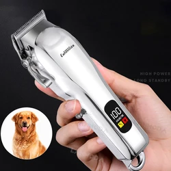 Electric Dogs Grooming Clipper Professional Hair Cutter for Pets Hair Trimmer Cordless Low Noise Shaver Cutter Machine Scissors