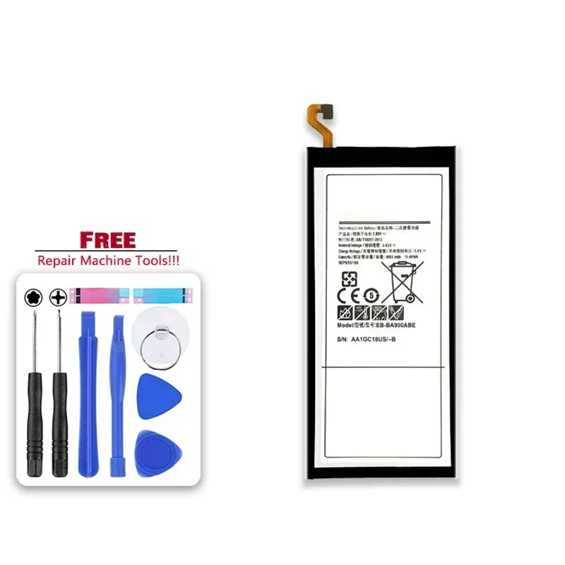 Replacement Battery EB-BA900ABE for Samsung Galaxy A9 2016 Edition A9000 SM-A9000 Phone Batteries 4000mAh Warranty + Track NO