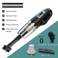 Vacuum cleaner, USB rechargeable vacuum cleaner, powerful suction, suitable for cars, homes, offices and pet hair