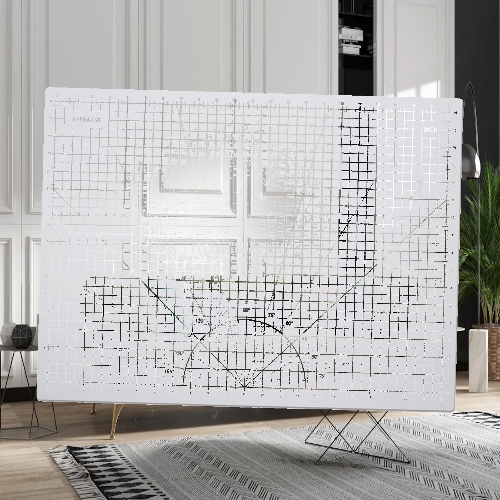 60x45 Self PVC Cutting Mat Double Sided Gridded Rotary Precision Craft Knife for Craft Fabric Jewelry Quilting Sewing Scrapbook