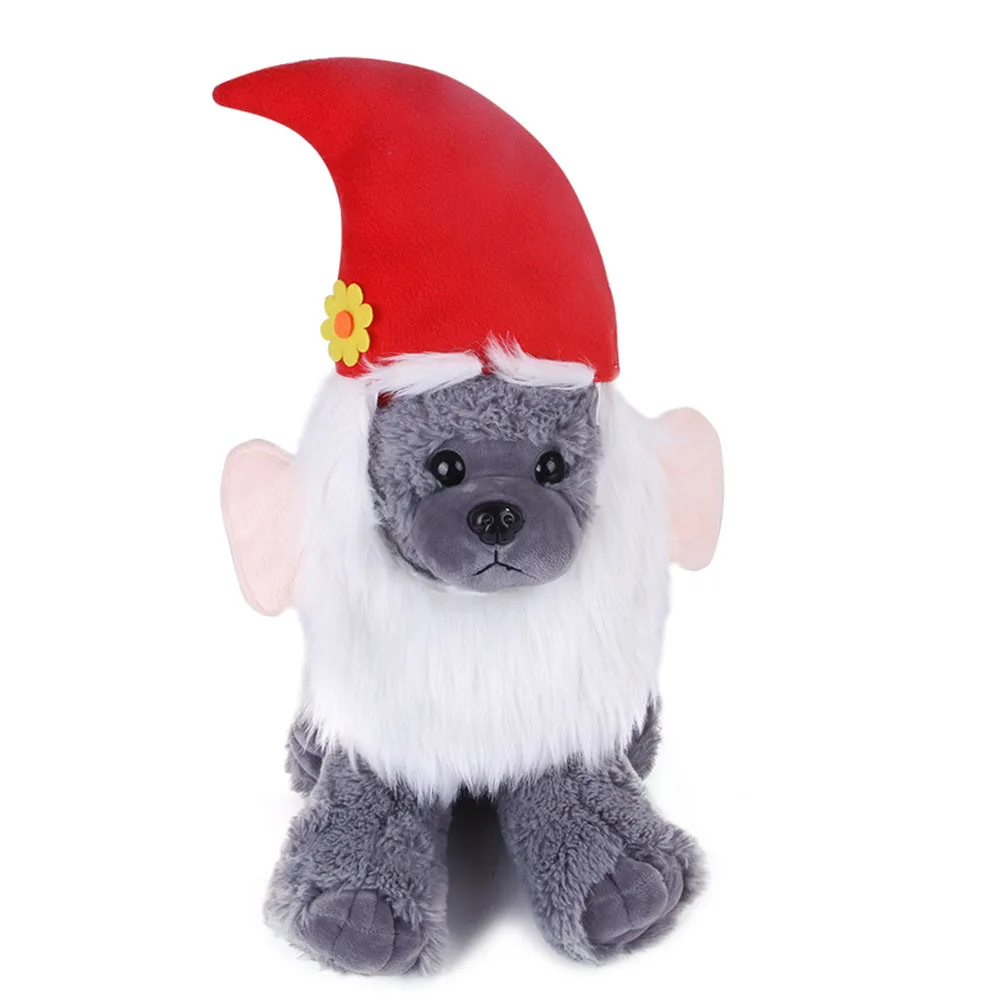 

Antlers Funny Headband Hat For Small Dogs Cats Cosplay Adjustable Washable Party Christmas Accessory Red Costume Hat Pet Dress
