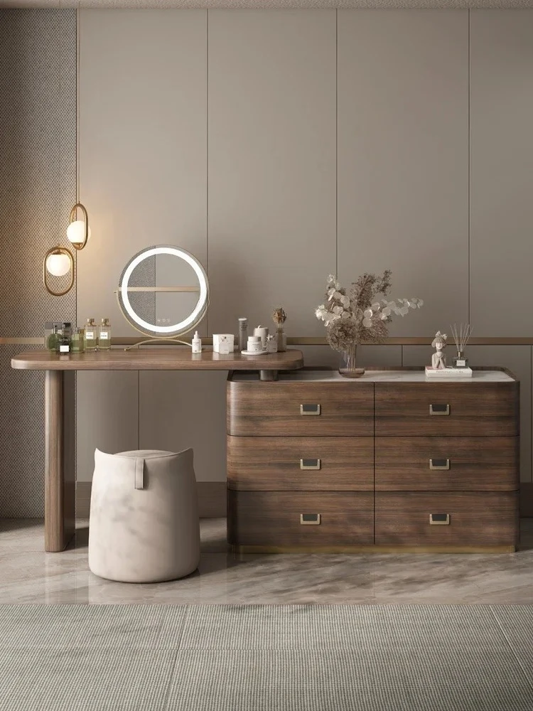 TTLight Luxury Chest Retractable Dresser Storage Cabinet Integrated Makeup Table Designer Makeup Table53