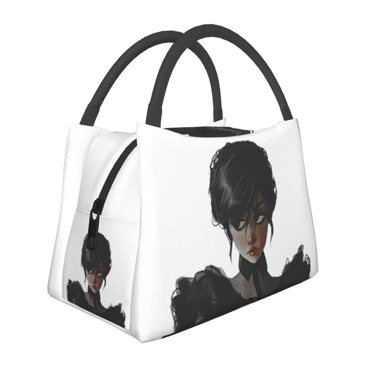 Wednesday Addams Dancing Dance Thermal Lunch Bags Insulated Bento Box  Lunch Tote Picnic Bags Thermal Bag for Woman Work