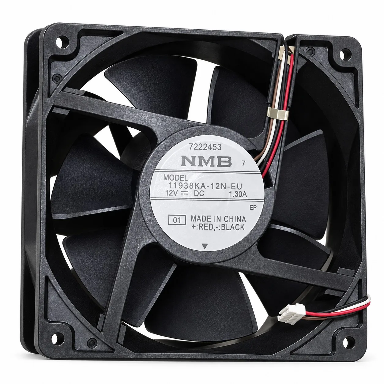 11938KA-12N-EU DC Axial Projector Cooling Fan 120x120x38mm 12038 12V 1.3A 4-Wire for NMB