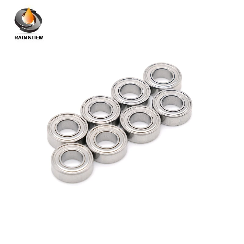 10Pcs MR128ZZ Ball Bearing 8x12x3.5 mm  ABEC-7 Miniature Metric Chrome Steel L-1280ZZ W678ZZA