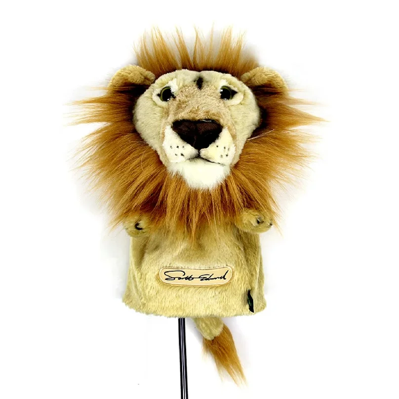 New Golf Driver Head Cover: Plush, Cartoon-Style Lion and Leopard Designs NO.1 Cover