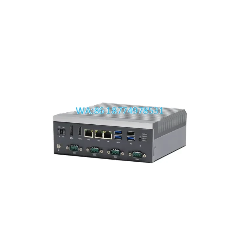 Wmwmnu for Alder Lake N97 i3-N305 Embedded Industrial Mini PC 3LAN 4RS232 RS485 Ports 4USB Fanless 8GB 16GB RAM