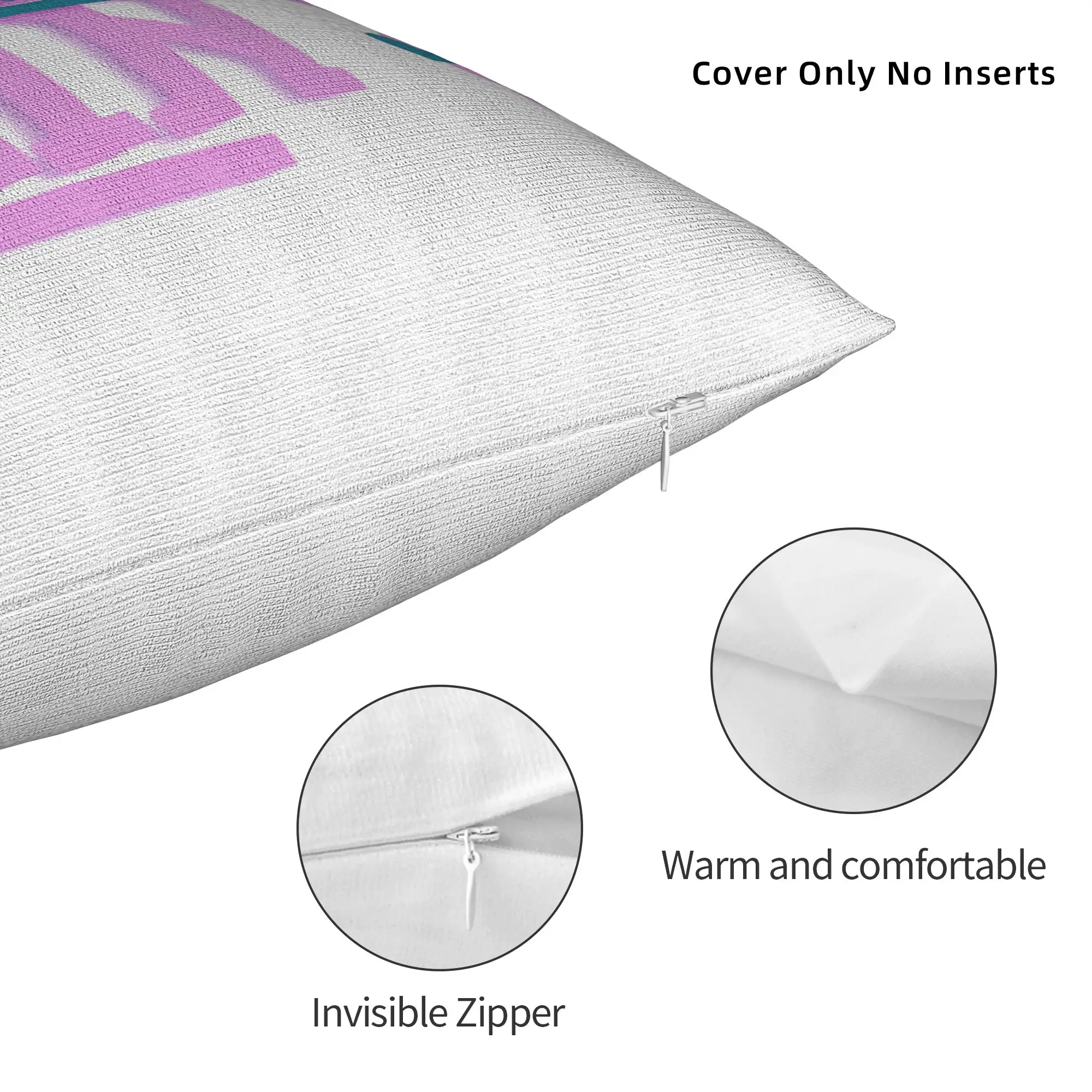 Qin Duang With You Thai BL Pillowcase Printing Polyester Cushion Cover Decorations TV Series Throw Pillow Case Cover Seat Square