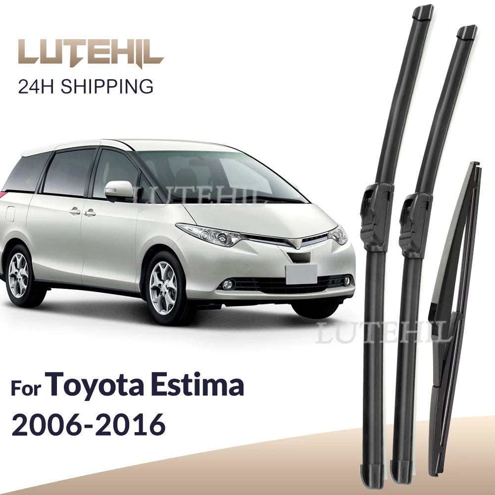 

Для Toyota Estima XR50 2006-2016 2007 2008 2009 стеклоочиститель передние и задние щетки стеклоочистителя лобовое стекло щетки 26 "+ 16" + 12"