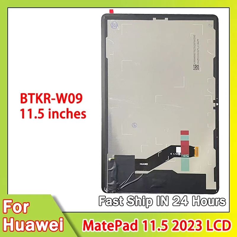 

11,5-дюймовый ЖК-дисплей для Huawei MatePad 11,5 2023, BTK-AL09 W09 W00 W10, сменный преобразователь сенсорного экрана в сборе