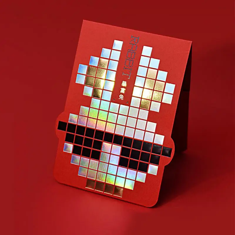 2023 Nieuwe Jaar Konijn Rode Packet Nieuwe Trek Rood Packet Flip Rood Packet Opening Housewarming Gunstige Konijn Voor Zegen gift