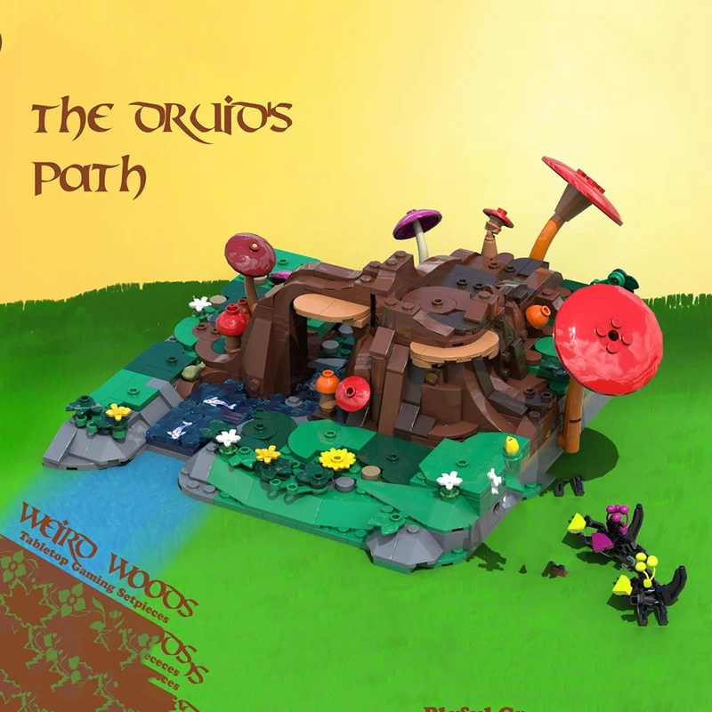 Mittelalterliche Burg Modell Moc Bausteine Wald Verteidigung Modell Technologie Modulare Block Spielzeug DIY Montage Weihnachten Geschenk