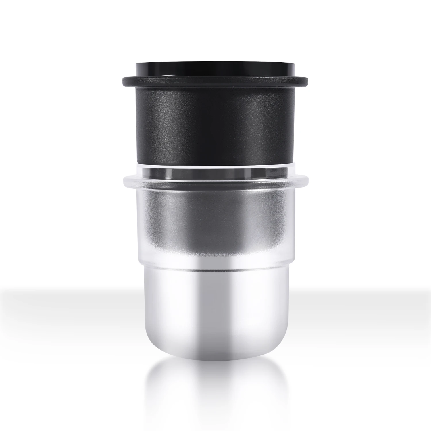 コーヒー投与カップ 積み重ね可能 実用的 お手入れ簡単 再利用可能なコーヒーツールアクセサリー パウダーカップ 58mm エスプレッソポルタフィルター用