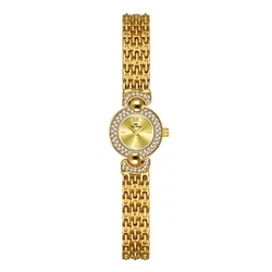 Diamond Gold Vintage Watch Women High-end Luxury Quartz Waterproof Dress Bracelet Wristwatch Original Gifts For Women 2025