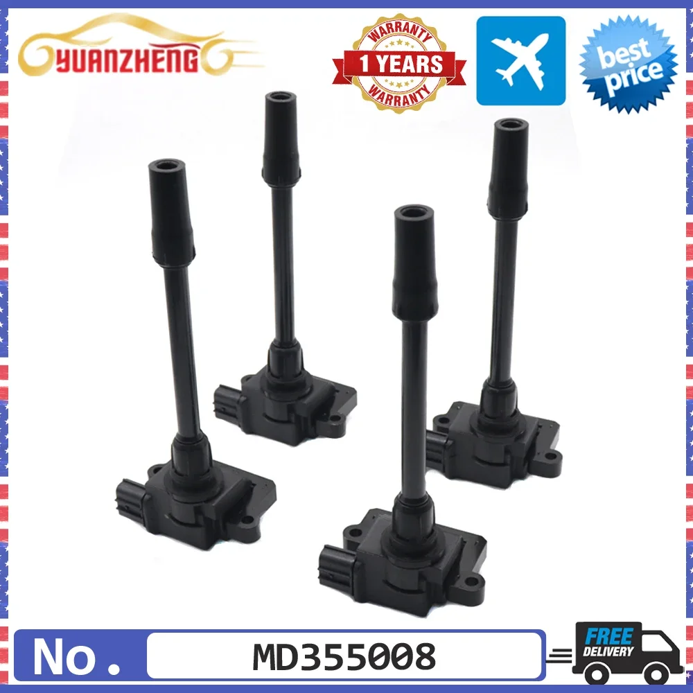 

NEW MD355008 H6T12372 Ignition Coil for Mitsubishi Galant Grandis Lancer Space Runner Wagon 2.4L 1995-2008 MD348947 MD362915