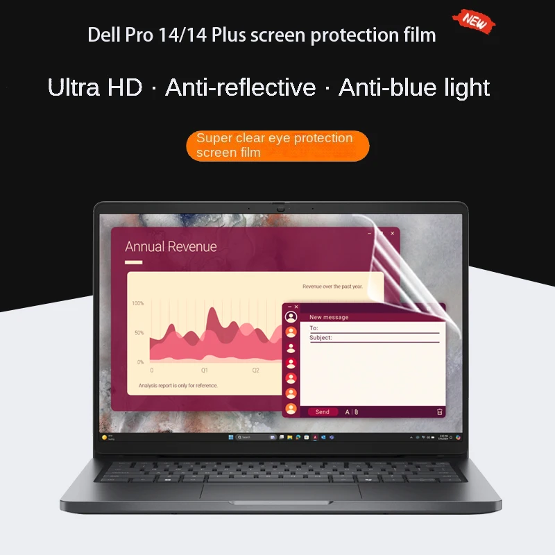 

For Dell Pro 14 PC14250 PC14255 screen film 14 inch Pro 14 PC14250 PC14255 notebook keyboard film key cover tempered film