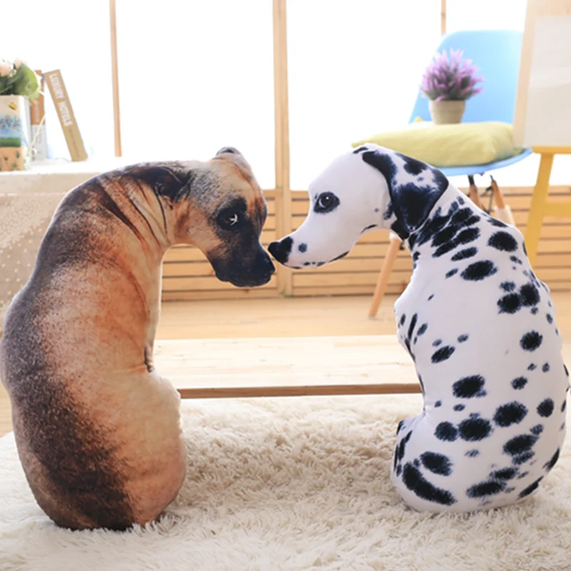 50 centimetri 3D Simulazione Del Cane Giocattoli di Peluche Peluche Cuscino Decorazione Della Casa Morbido Cuscino Per Bambini Ragazzi Regalo Di Compleanno Accompagnare Il Sonno Giocattolo
