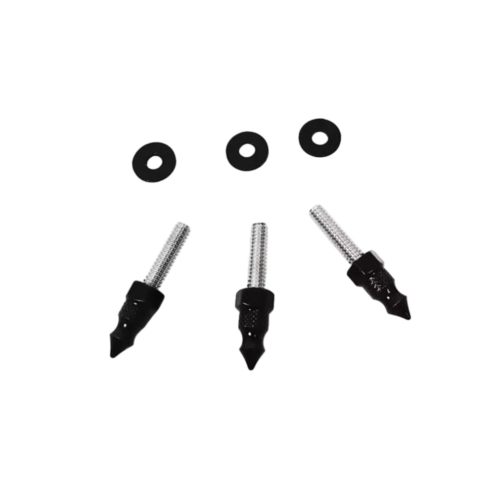 Stainless Steel Windshield Strip Screws 3pcs Compatible with Pre 2013 Touring Motorcycles Black Chrome Options