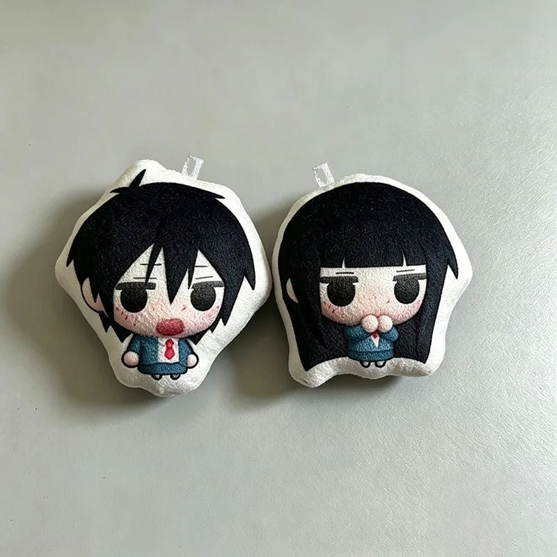 Anime Kimi ni Todoke Keychain Sawako Kuronuma Shouta Kazehaya Squeaky Backpack Pendant Cartoon Stuffed Doll Keyring Gift