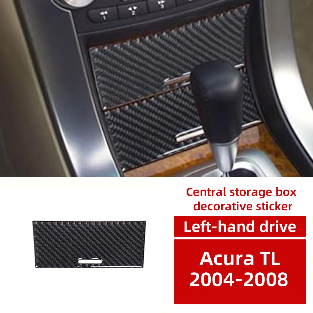 

Real Carbon Fiber Headlight Switch Overlay For Acura TL 2009-2014Interior Decor Glossy Finish Car Modification Accessories