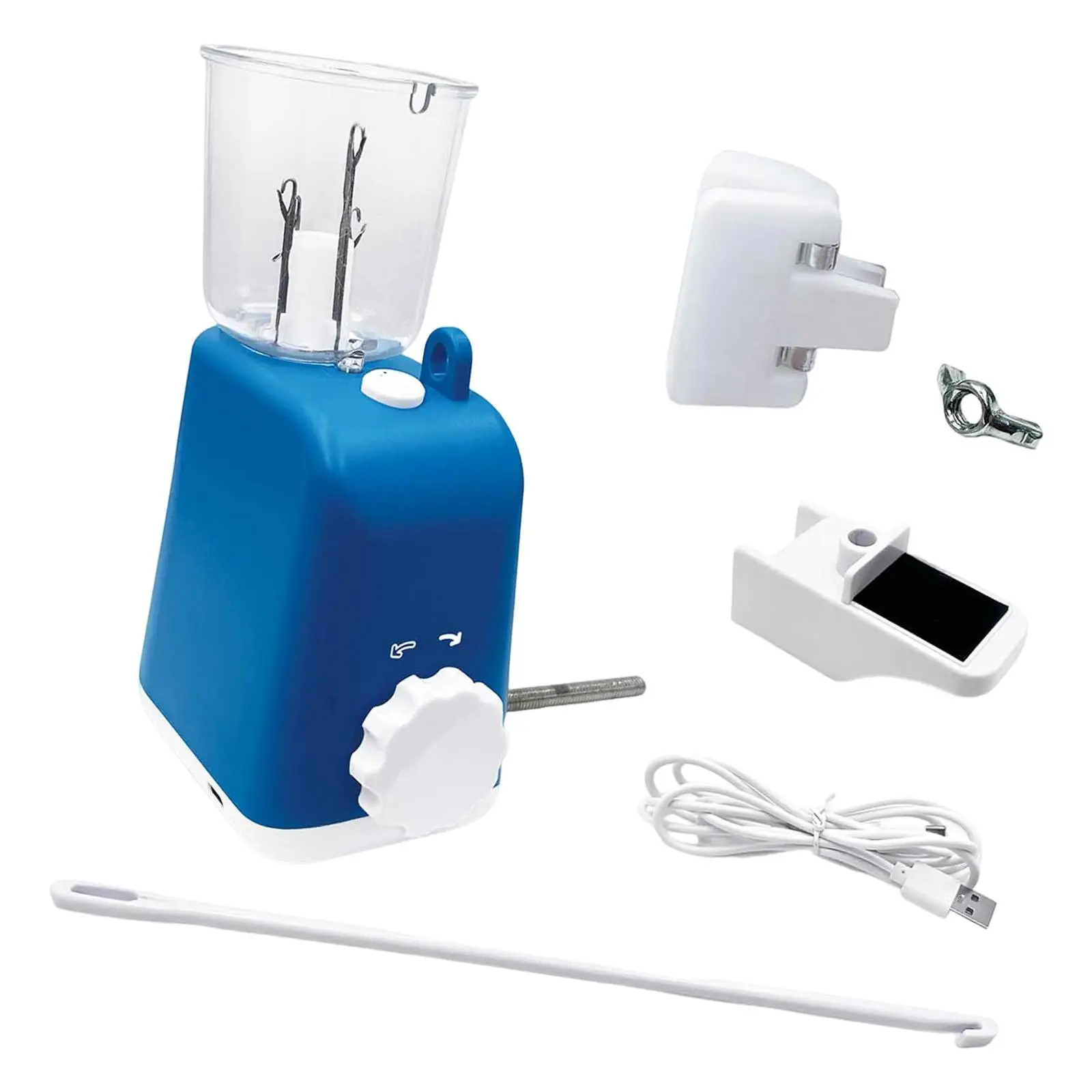 DIY Weaving Machine Efficient Yarn Maker Kit User-friendly USB Portable for Bracelets Necklaces Knitting Projects