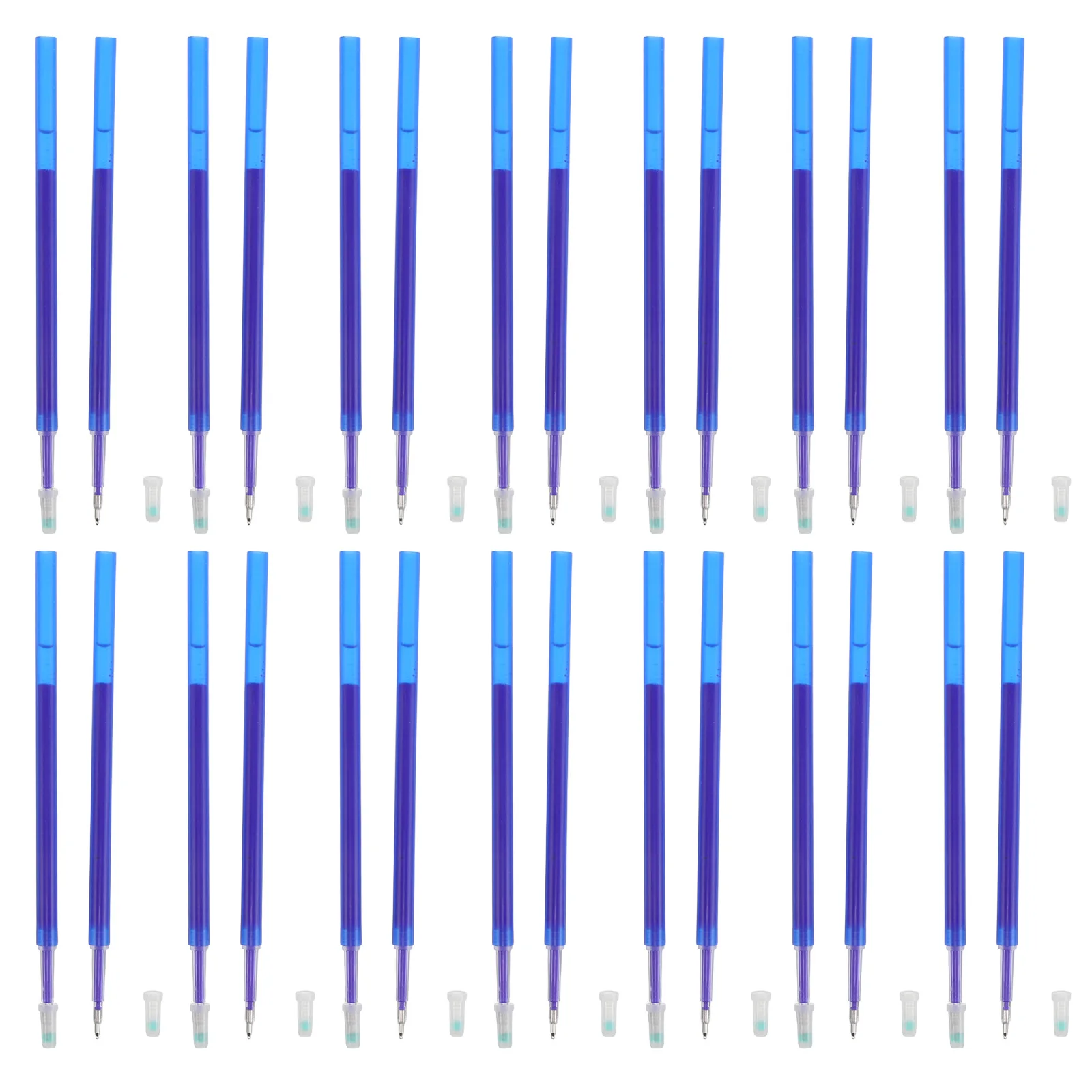 

100Pcs Erasable Pen Refills Gel Ink 0.5mm Fine Tip Smooth Writing Heat Erasable Ink for Student Note Taking Journaling School