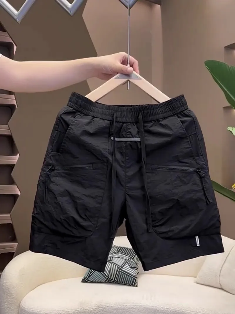 

Men's Summer Thin Qui Dry Five-Point Casual Workwear orts Youth Spor Trendy Straight Leg Non-Brand Faionable orts