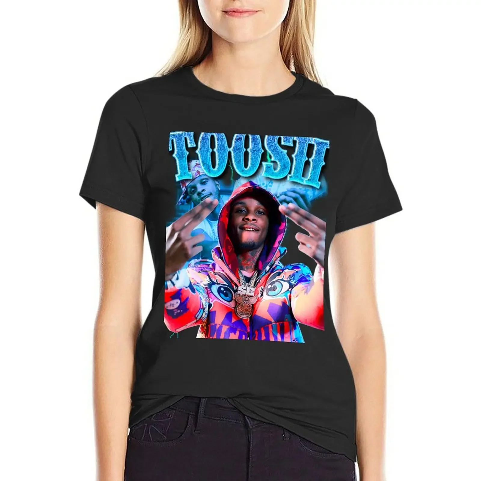 

Toosii T-Shirt Blouse korean fashion tees hippie clothes t shirts for Women loose fit