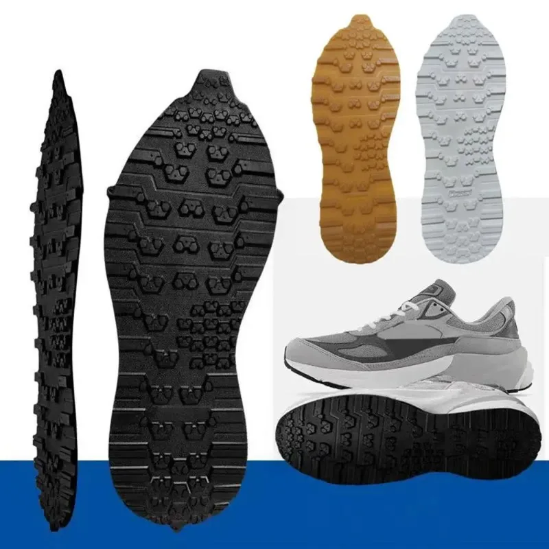 HOT 1 Pair Non-Slip Wear-resistant Rubber Shoe Soles for Sneakers Repair Outsole DIY Replacement Worker Shoe Pads