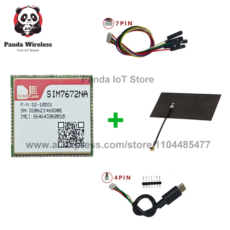 SIMcom SIM7672NA SIIM7672NA-MNGV SIM7672NA-LNGV Placa central CAT1 B2/B4/B5/B12/B13 Chip Qualcomm compatible con datos + GNSS (opcional)