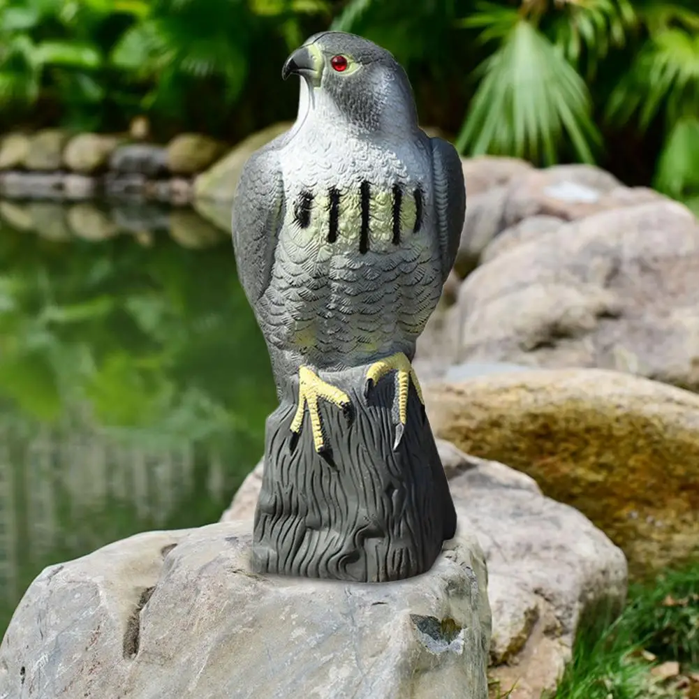 Águila Artificial Colgante Para Ahuyentar Pájaros - PVC, 37 Cm, Decoración De Jardín Y Repelente Eficaz