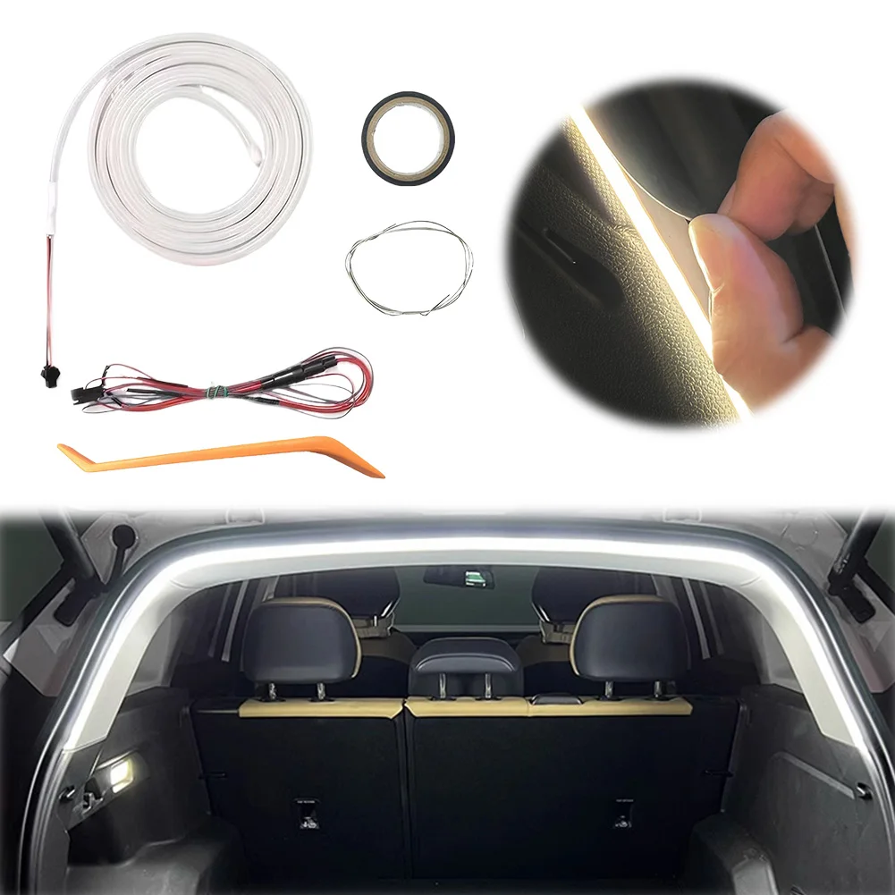 شريط إضاءة LED لصندوق السيارة بدون حفر، شريط إضاءة متدفق ديناميكي متعدد الوظائف، ضوء صندوق خلفي تلقائي لديكور صندوق الشاحنة #1