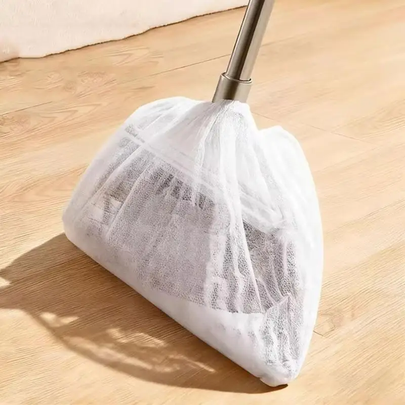 Picture 6: Disposable Mop Replacement Covers 100pcs Electrostatic Non Woven Dust Adsorption Pads for Office Tile Floor Clean
