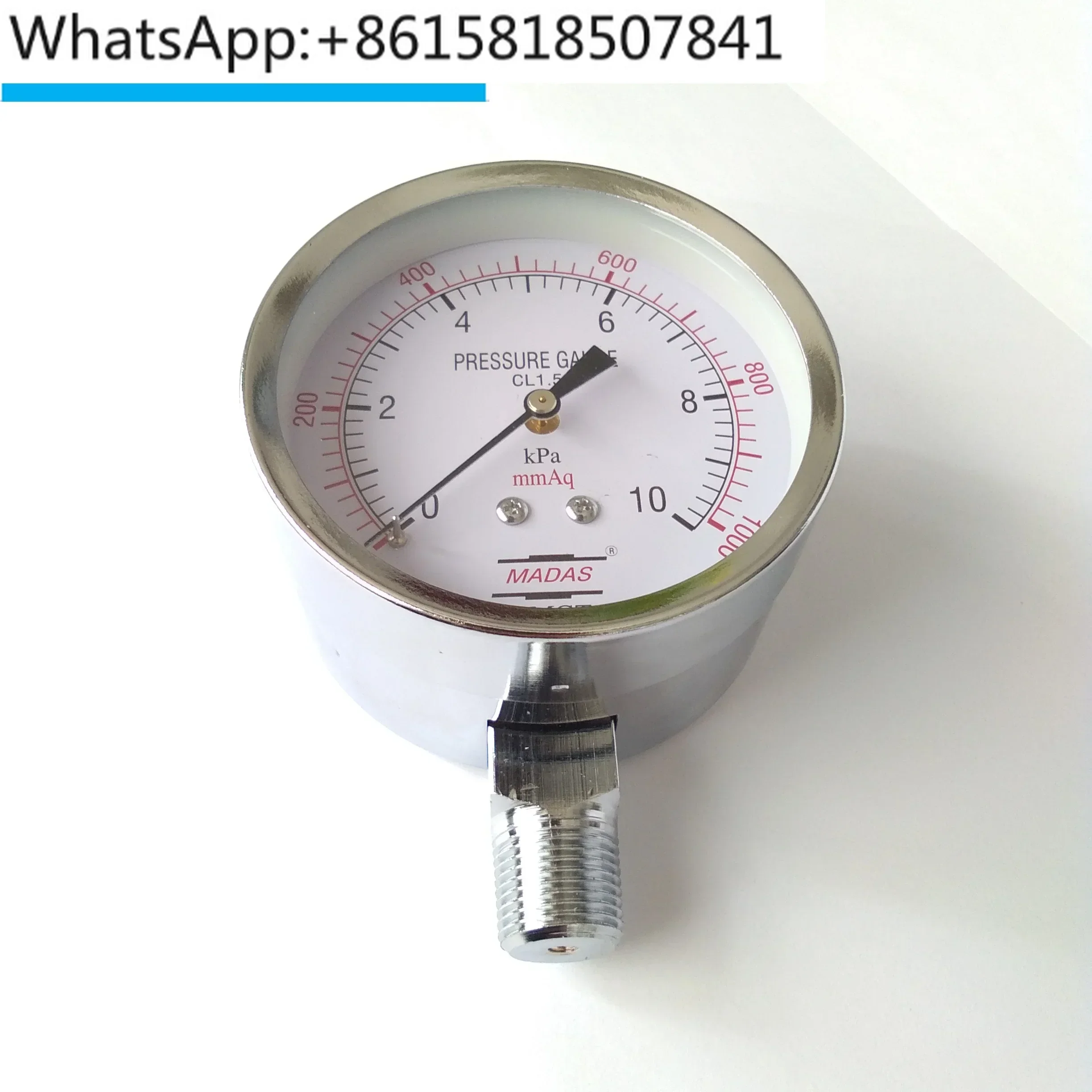 

Gas micro pressure gauge, natural gas diaphragm box, anti over pressure gauge 0-10-20/30/50KPa