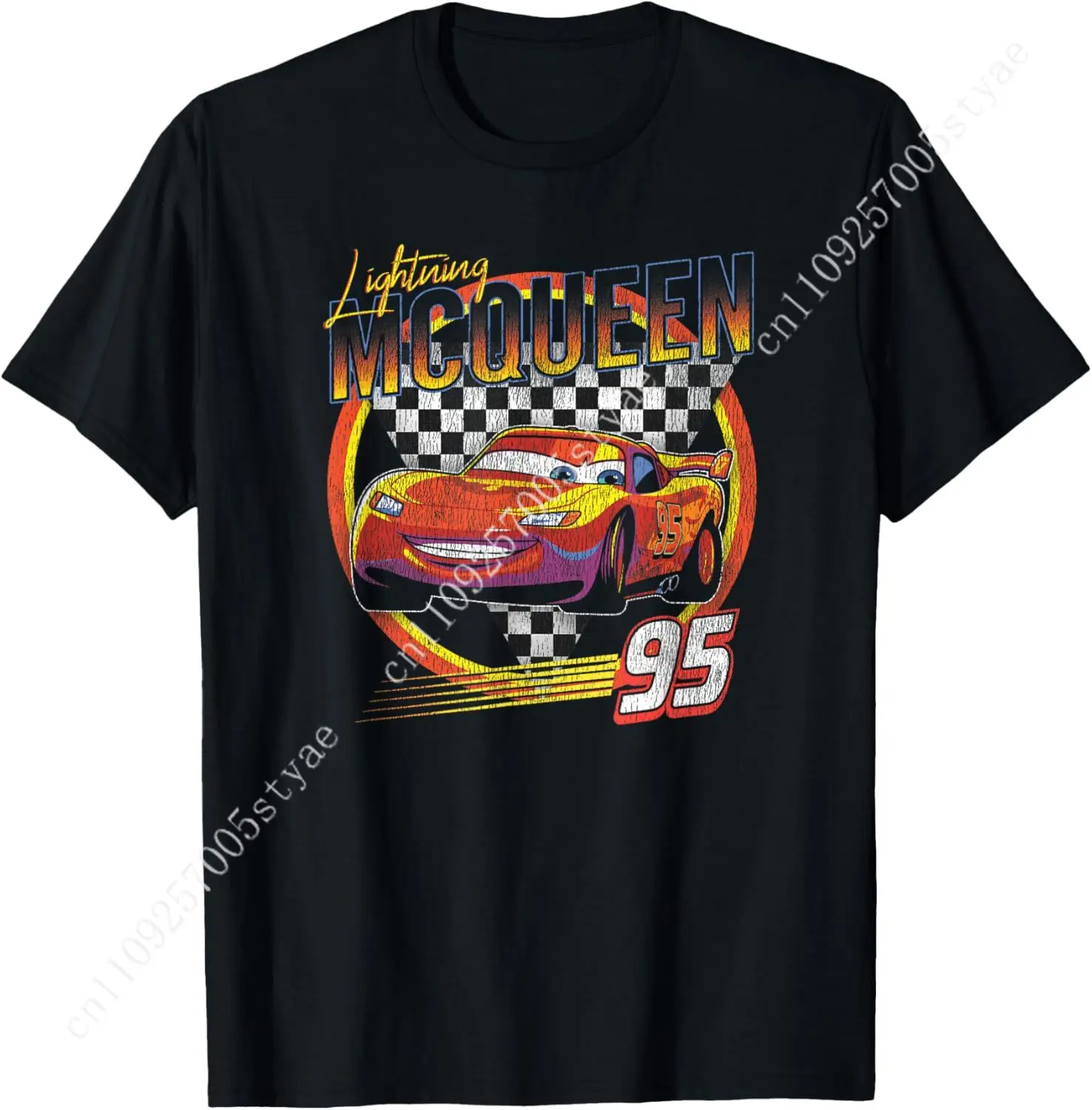 

Disney Pixar Cars Lightning McQueen Vintage Race T-Shirt Small