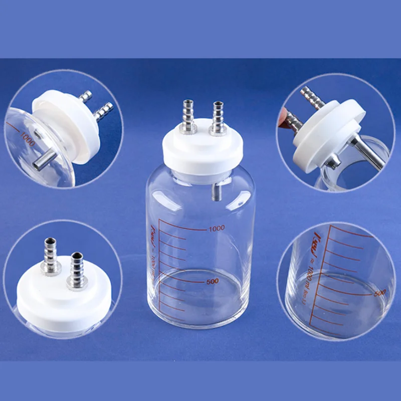 Fat Collection Glass Bottle Autoclave Large Capacity 1000ml/2500ml Fat Storage Bottle s
