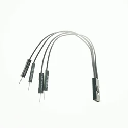 10pcs/lot Motherboard Power LED + - Cable 2-Pin 2 To 4 Splitter Support Double Start Switch Dupont Male Female