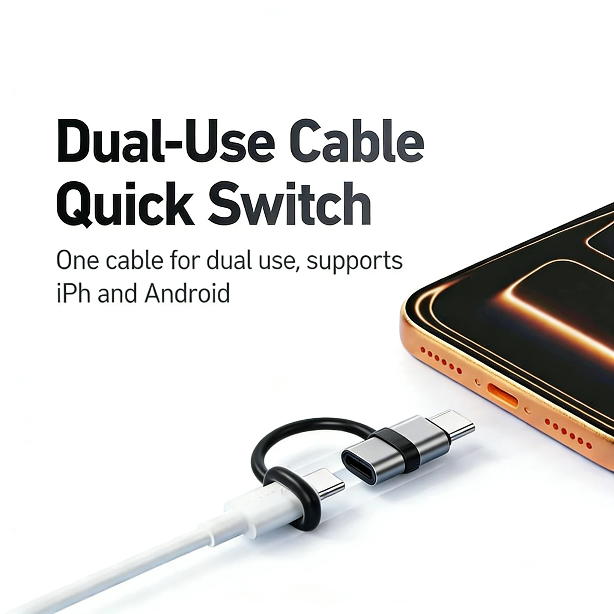 PD30W Usb Type C To ios Adapter For iOS Male to Type C Female Converter For iPhone 17 16 15 14 13 12 11 Macbook Fast Connector
