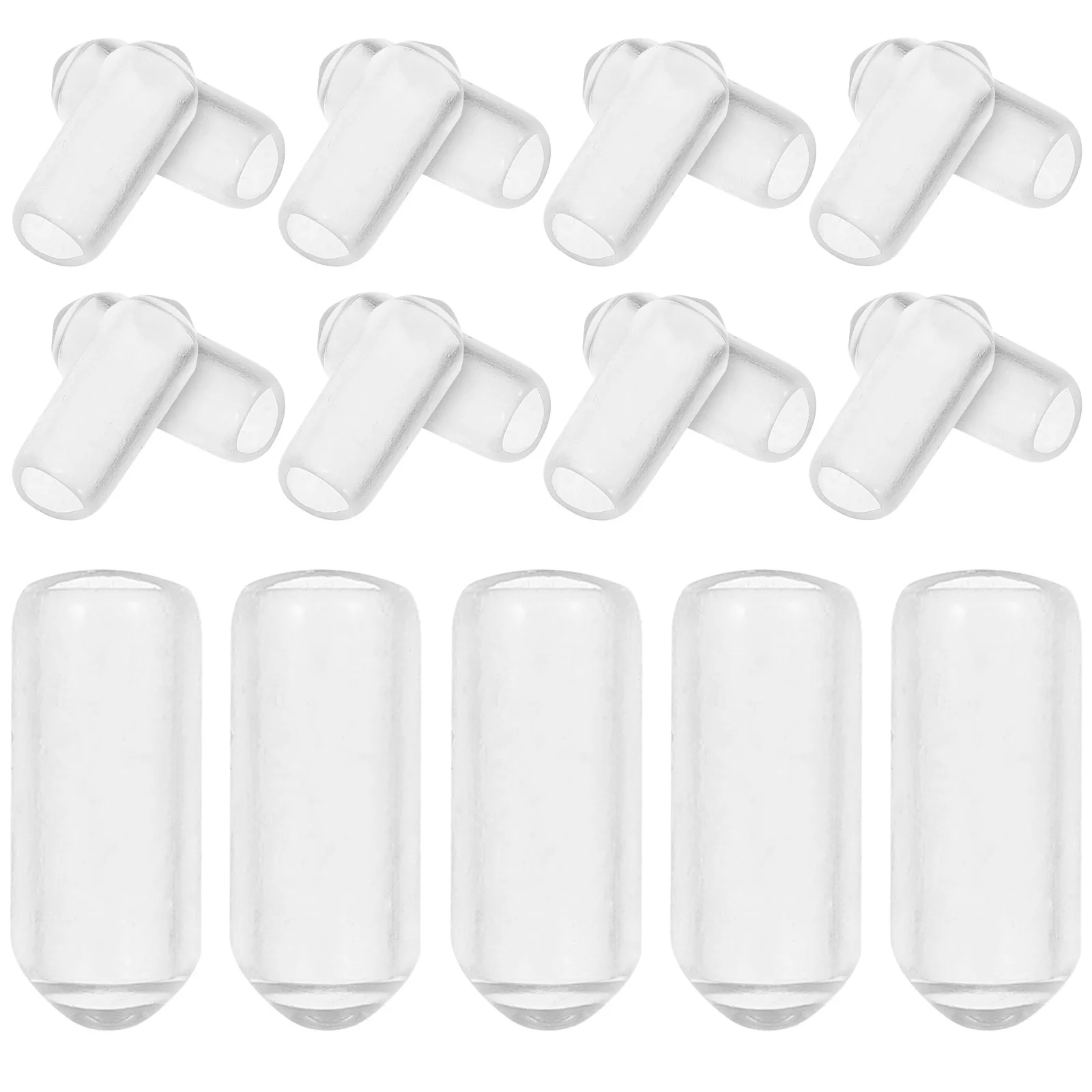 

200Pcs Headband End Caps Rubber Protective Soft Sleeves for Hair Band Ends Replacement Tips Accessories Headband End Caps